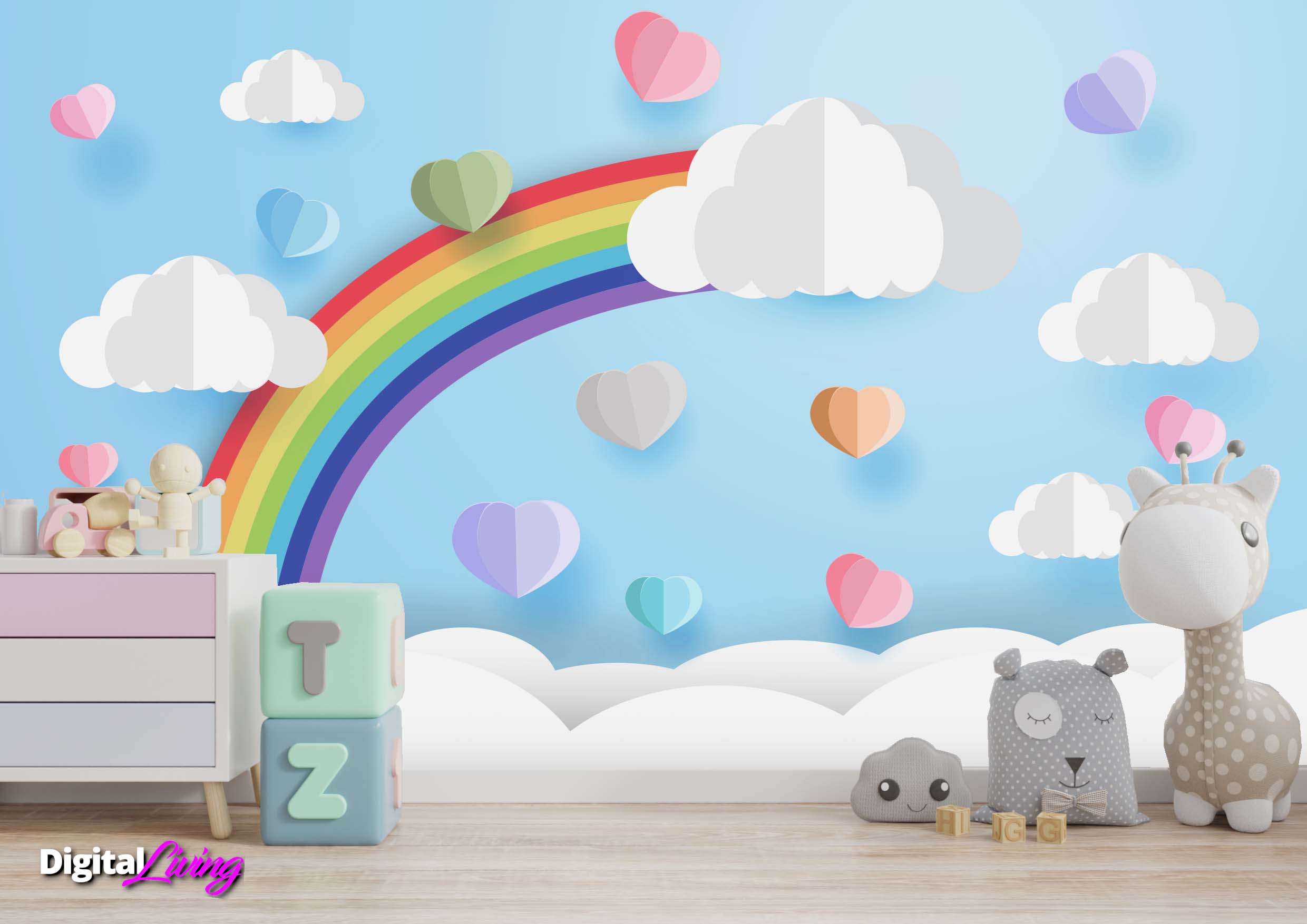 Rainbow 4 - Digitalliving.ie - wall murals