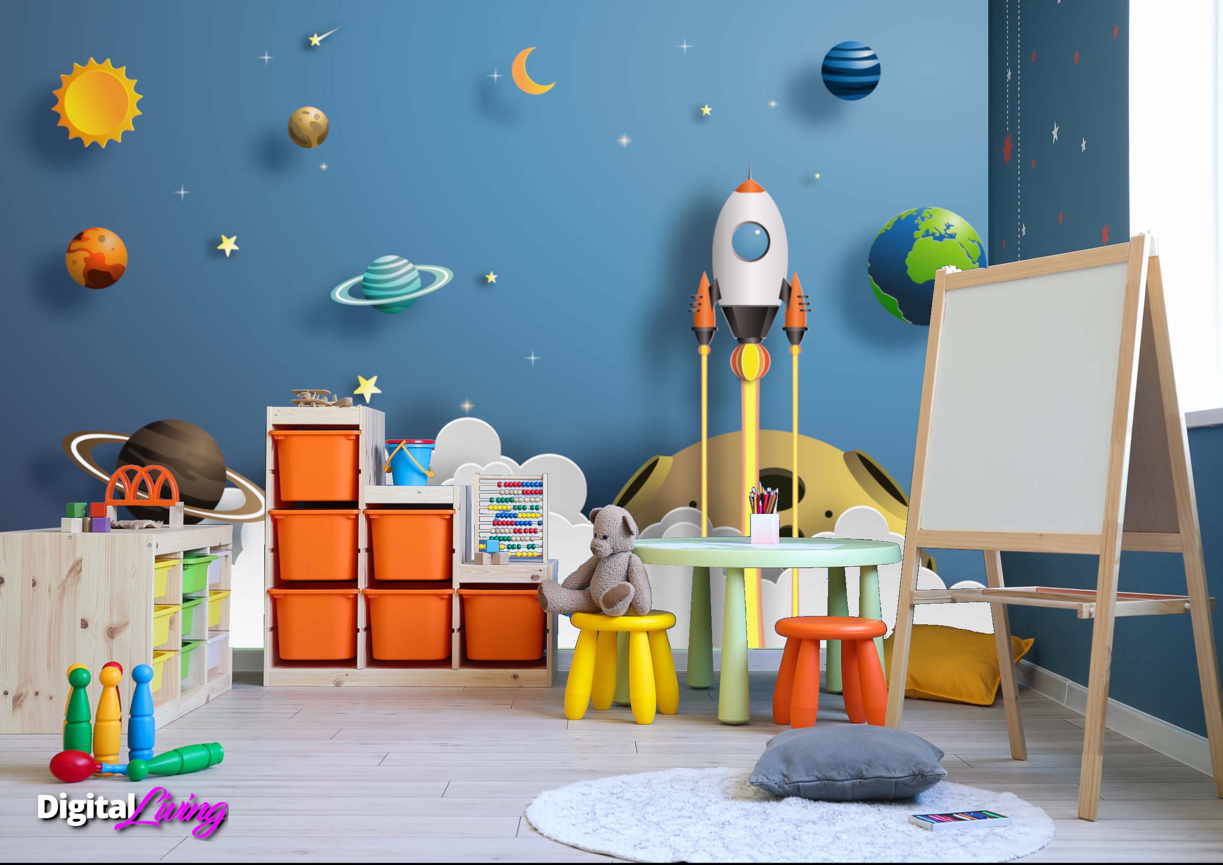 Space Exploration 1 - digitalliving.ie - wall murals