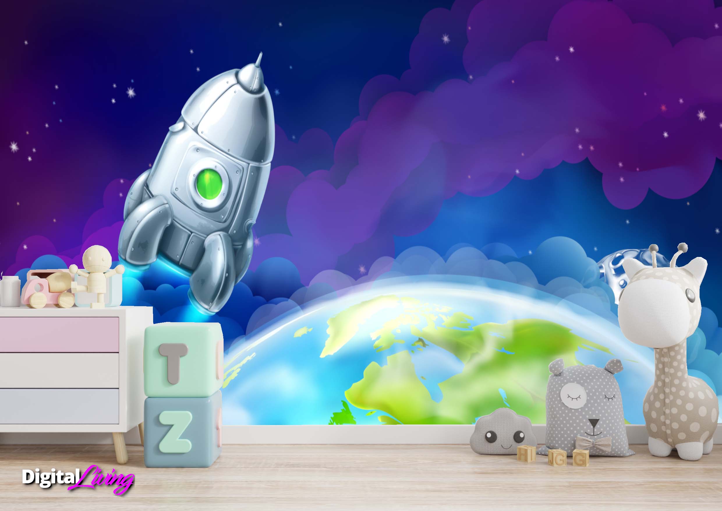 Space Exploration 5 - digitalliving.ie - wall murals