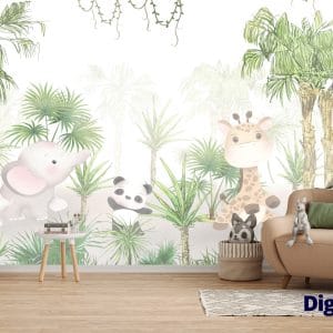 Cute Animals Wall Graphics